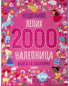 2000 neodoljivo lepih nalepnica: knjiga sa zadacima - 9788689991703