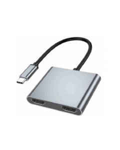 FAST ASIA Adapter-konvertor Type-C na 2xHDMI 4K+USB 3.0+Type C - 200292-1