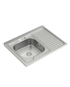 QUADRON Nadgradna sudopera Robin 111 Steel HD111SAT8060L