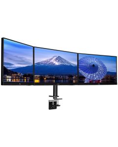 Simple and functional triple desktop arm - DS1003C-B1
