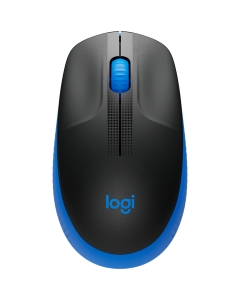LOGITECH M190 Full-size wireless mouse - BLUE - 2.4GHZ - EMEA - M190 - 910-005907