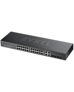 Zyxel GS1920-24HPv2 28 Port Smart Managed PoE Switch - GS192024HPV2-EU0101F