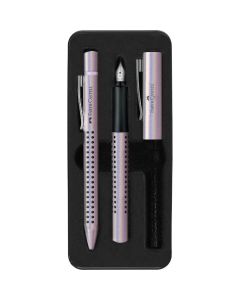 FABER CASTELL Set grip hemijska olovka+nalivpero M glam pearl 201533 - 201533