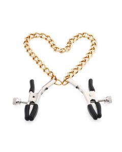 Podesive štipaljke za bradavice sa lancem C80859-2