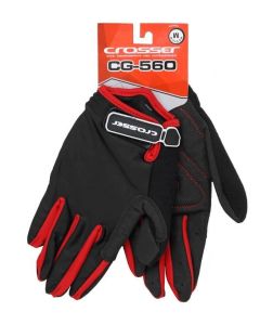 CROSSER Rukavice CG-560 LONG FINGER - L veličina - crno/crvene - 2596