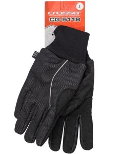 CROSSER Rukavice CG-5118 LONG FINGER black L - 2821