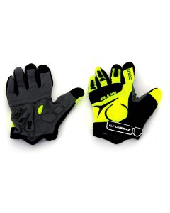 CROSSER Rukavice CG-537 LONG FINGER black/green M - 2822