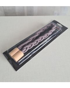 DEKOR DOM Magnet za zavese Wood Y276, tamno siva - 023180