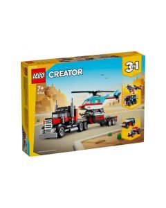 LEGO Kamion s ravnom platformom i helihopterom 31146 - 202154