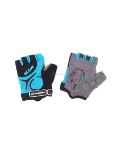 CROSSER Rukavice CG-501 SHORT FINGER black/blue L - 3300-1