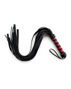 Crni kožni bič za igre zavodljivosti