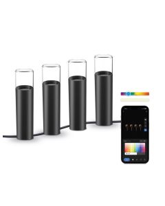KSIX Set lampi BXOUTL2 Smart LED, RGBIC+W 4KOM, spoljašnji - 37116