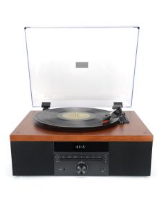 AKAI Gramofon ATT-14BT, braon/crna