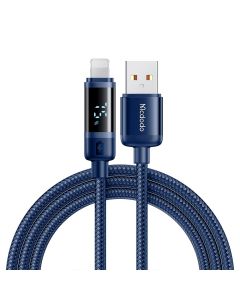 MCDODO Kabal CA-5001 DIGITAL DISPLAY 12W, USB na Lightning, 1,2m, plava - 37770