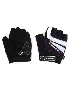 OSTALO Rukavice CROSSER CG-512 SHORT FINGER black / White L - 3482-1-1