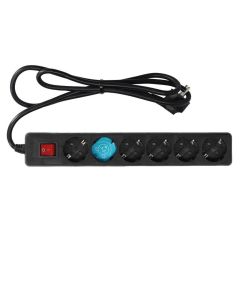 GSC Produžni Kabl 6 utičnica, prekidač, 1.5m, bela - 38864