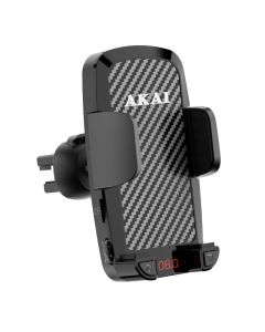 AKAI FM TRANSMITTER FMT-C14BTi držač televona, crna