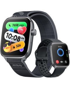 MIBRO Pametni sat FIT BLACK, GPS, 2 narukvice, crna