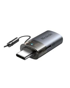 MCDODO Adapter OT-7600 2U1 USB-A na USB-C, sa čitačem kartica