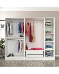 HANAH HOME Ormar Kale 190, bela