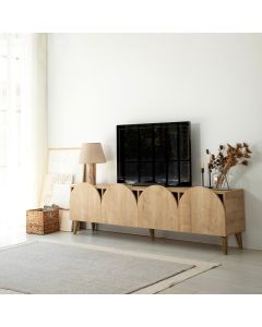 HANAH HOME TV polica Mesta Oak v2 - 204077