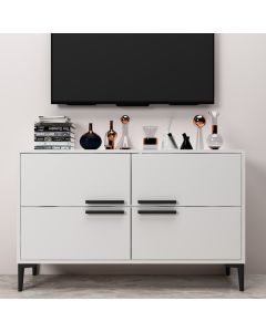 HANAH HOME TV polica Ctn, bela - 204130
