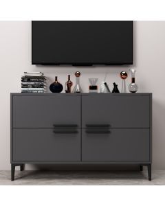 HANAH HOME TV polica Ctn Anthracite - 204131
