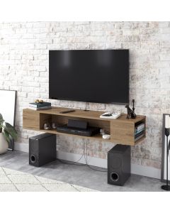 HANAH HOME TV polica Peti Walnut