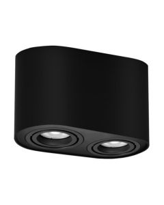 Rabalux Ugradna i nadgradna rasveta Kobald GU10 2x MAX 42W mat crno (2051) - 2051-1