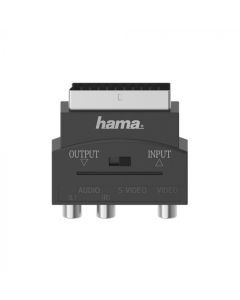 HAMA Adapter SCART (muški) na S-Video i 3x činč(ženski) - 205268