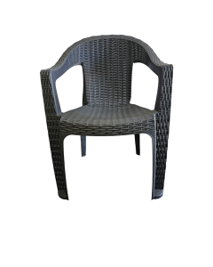 MOBILYA stolica Behram antracit rattan - 209010207