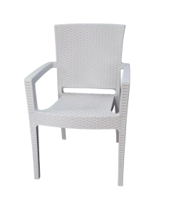 MOBILYA Stolica Rattan bela - 209010221