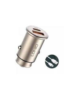 LDNIO Auto punjač sa Lightning kablom 30W C506Q - 209028