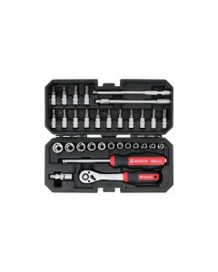 WURTH Set nasadnih ključeva 1/4'' 6ugaoni Red Stripe 32kom - 5763114032