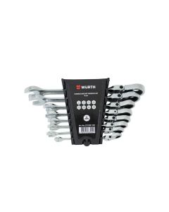 WURTH Set okasto-viljuškastih ključeva i flex račna 8kom - 5714251130