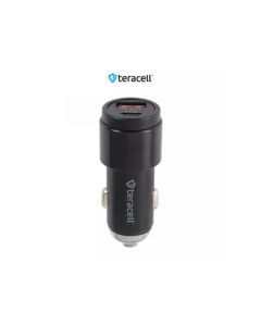 TERACELL Auto punjač Evolution TC-11 PD 22.5W + USB QC3.0 20W sa PD Lightning kablom, crna - 209959