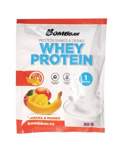 BOMBBAR Proteinski šejk Banana-Mango, porcija 30g - 209