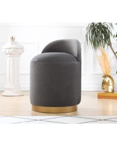 ATELIER DEL SOFA Tabure Dover, tamnosiva