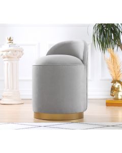 ATELIER DEL SOFA Tabure Dover, svetlosiva