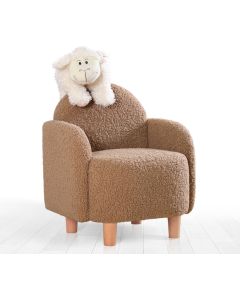 ATELIER DEL SOFA Fotelja za decu Moylo, braon - 209FLF1117