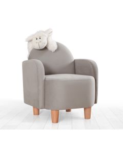 ATELIER DEL SOFA Fotelja za decu Nock, siva