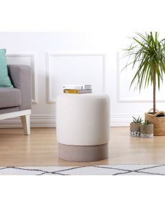 ATELIER DEL SOFA Tabure Ropp, krem