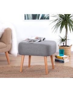 ATELIER DEL SOFA Tabure Parrot, siva