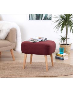 ATELIER DEL SOFA Tabure Parrot, crvena