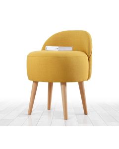 ATELIER DEL SOFA Tabure sa naslonom Corvile, žuta