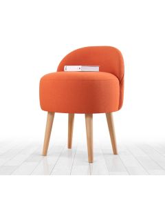 ATELIER DEL SOFA Tabure sa naslonom Corvile, narandžasta