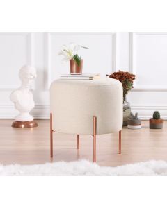 ATELIER DEL SOFA Tabure Copper 46, krem