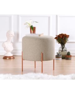 ATELIER DEL SOFA Tabure Copper 48, braon