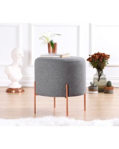 ATELIER DEL SOFA Tabure Copper 51, siva