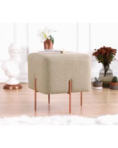 ATELIER DEL SOFA Tabure Copper 60, krem